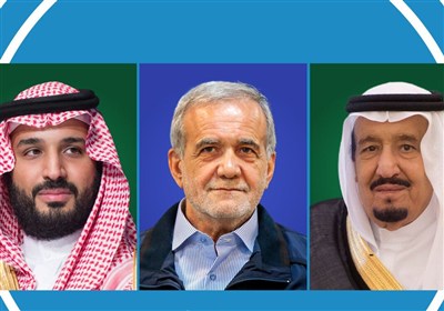 پیام تبریک پادشاه و ولیعهد عربستان به پزشکیان